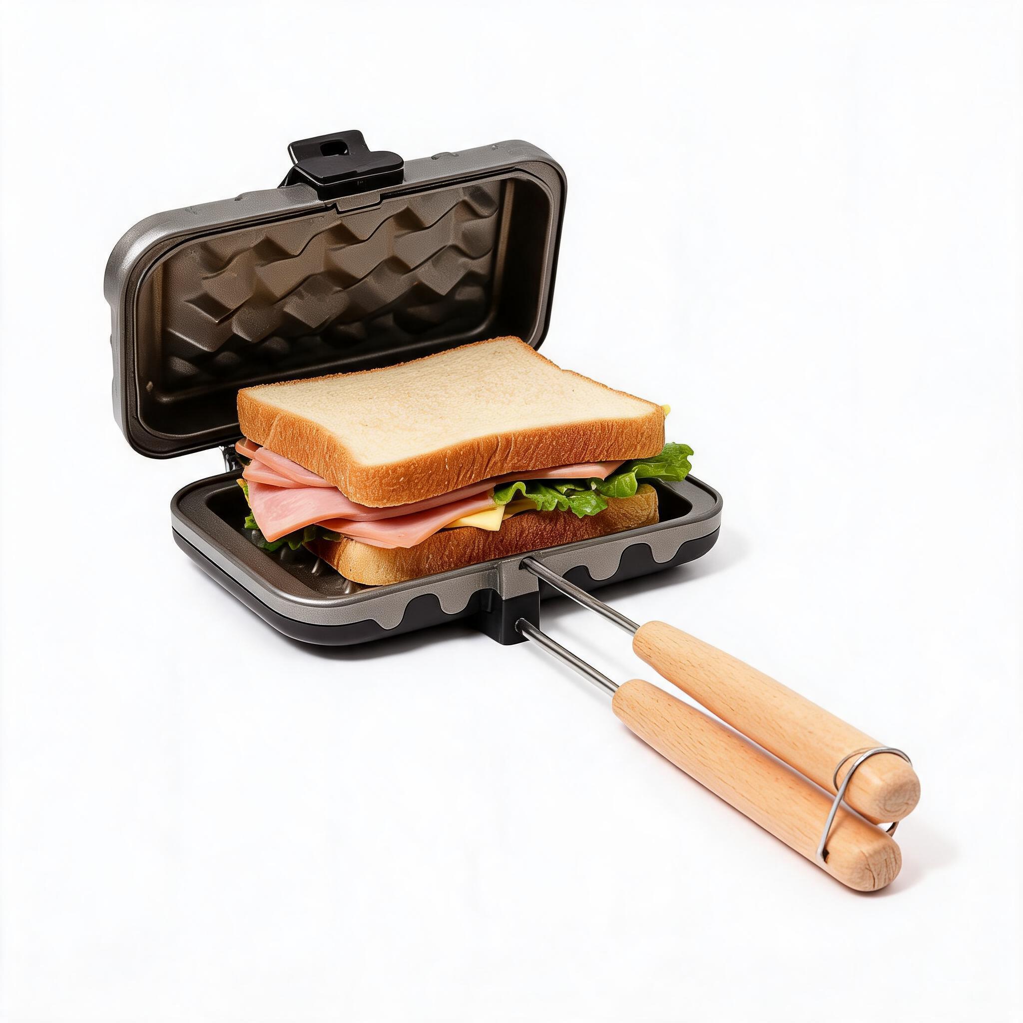 Breakfast Sandwich Maker - Máquina para hacer sándwiches con mango