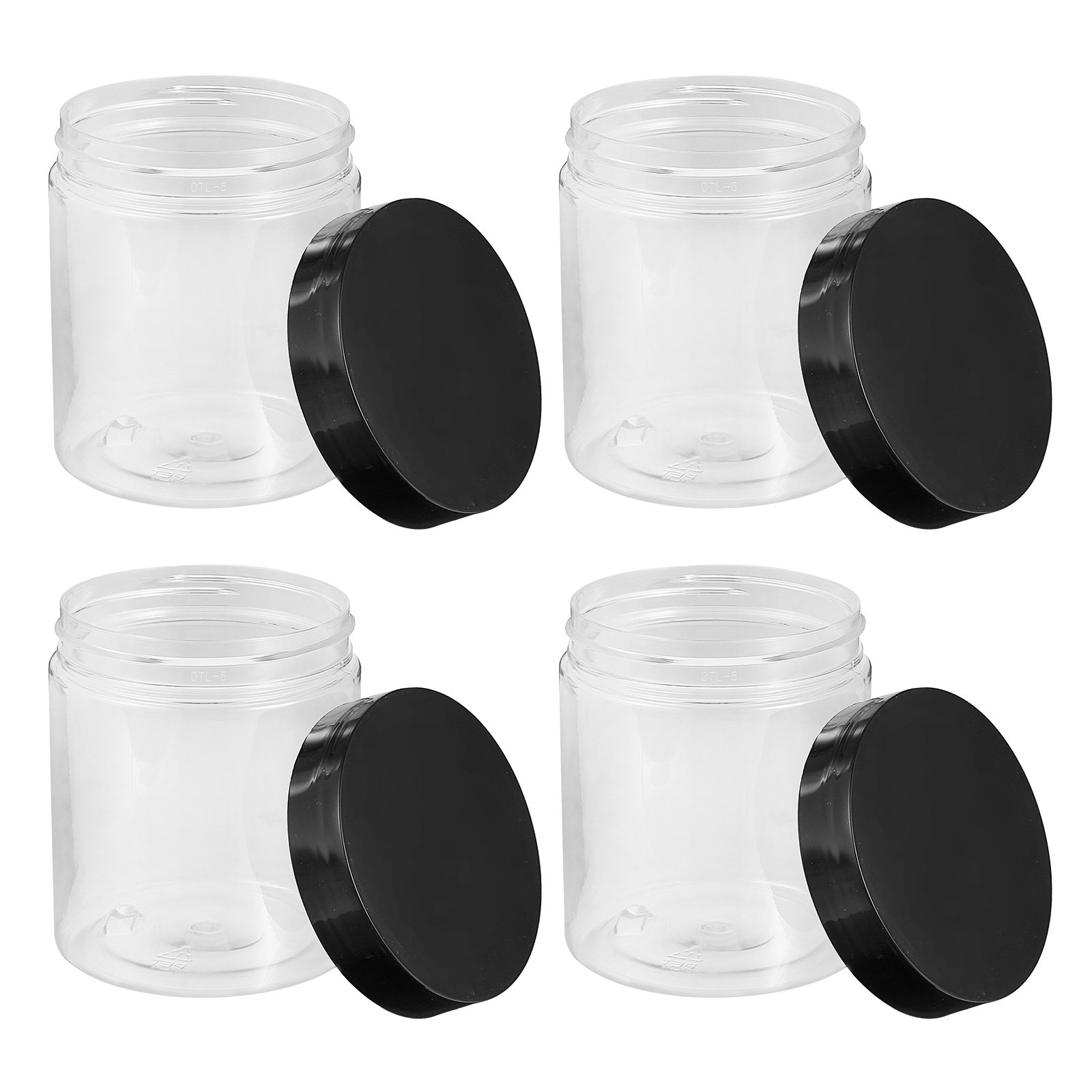 Food Storage Containers - 12 Recipientes Transparentes de Plástico para