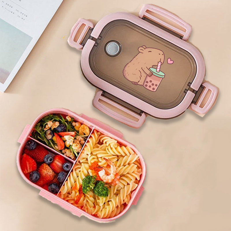 Kitchen Gadgets Organizer - Fiambrera Bento de Capibara con estampado
