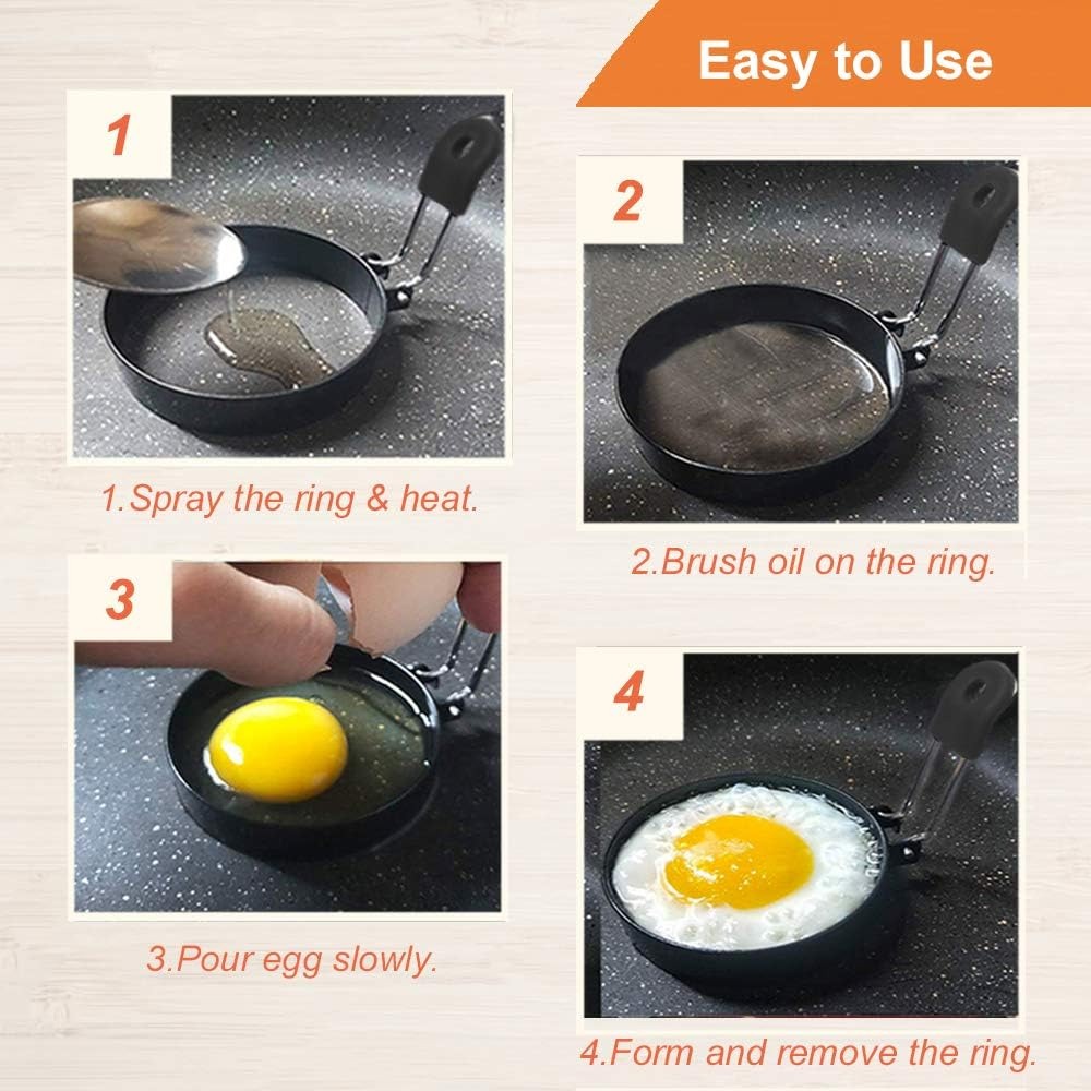 Molde Antiadherente para Huevo - Breakfast Sandwich Maker reseña y precio