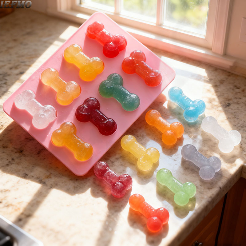Molde de hielo de silicona cre - Kitchen Gadgets Novelty reseña y precio