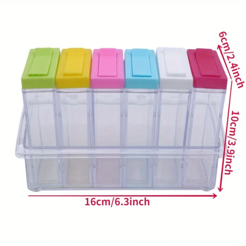 Caja de condimentos transparen - Kitchen Gadgets Organizer reseña y precio