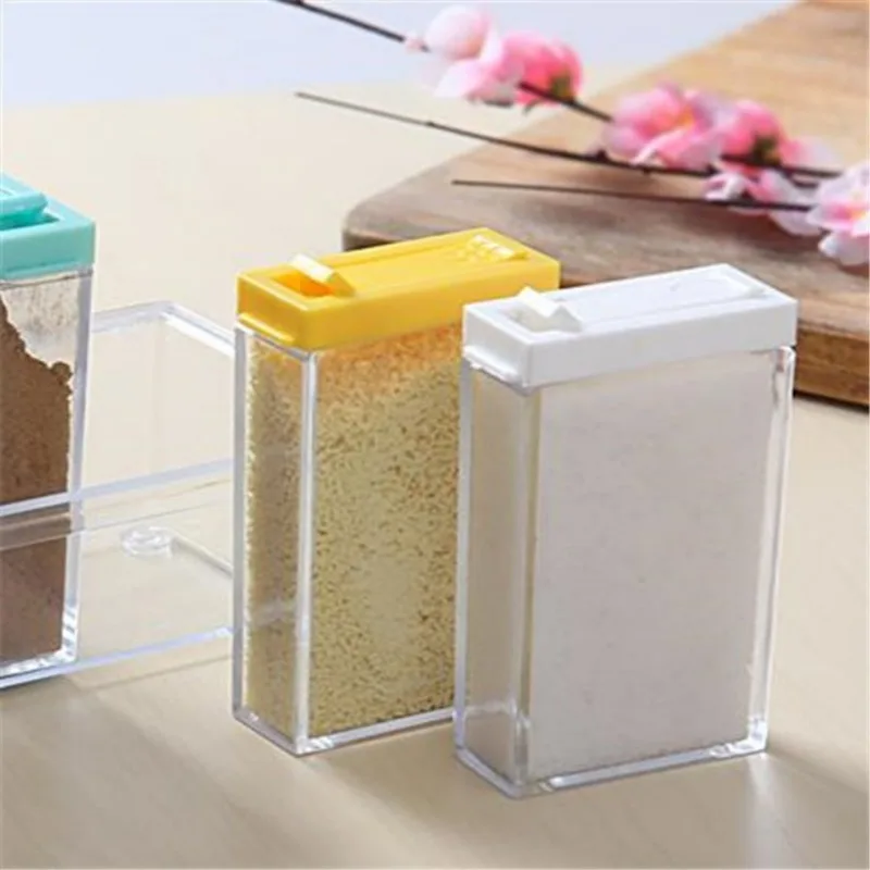Caja de condimentos transparen - Kitchen Gadgets Organizer reseña y precio