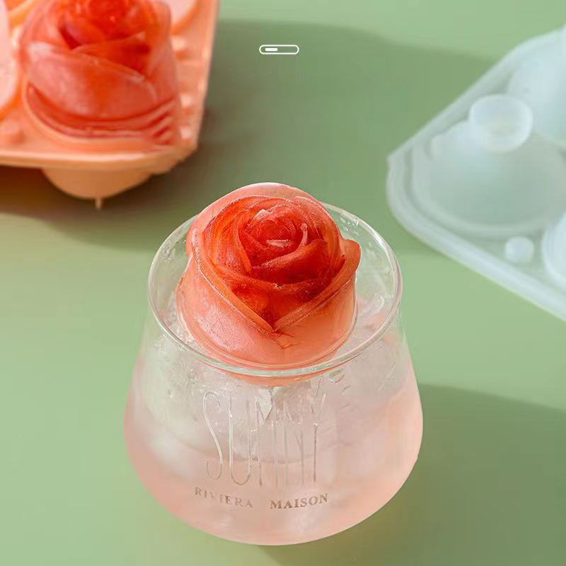 Moldes de hielo de rosas 3D, b - Kitchen Gadgets Plus reseña y precio