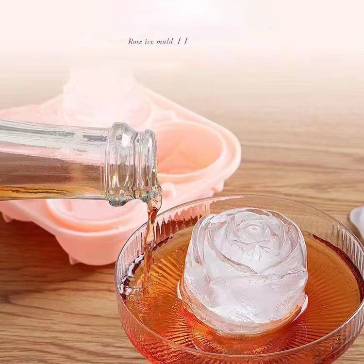 Moldes de hielo de rosas 3D, b - Kitchen Gadgets Plus reseña y precio