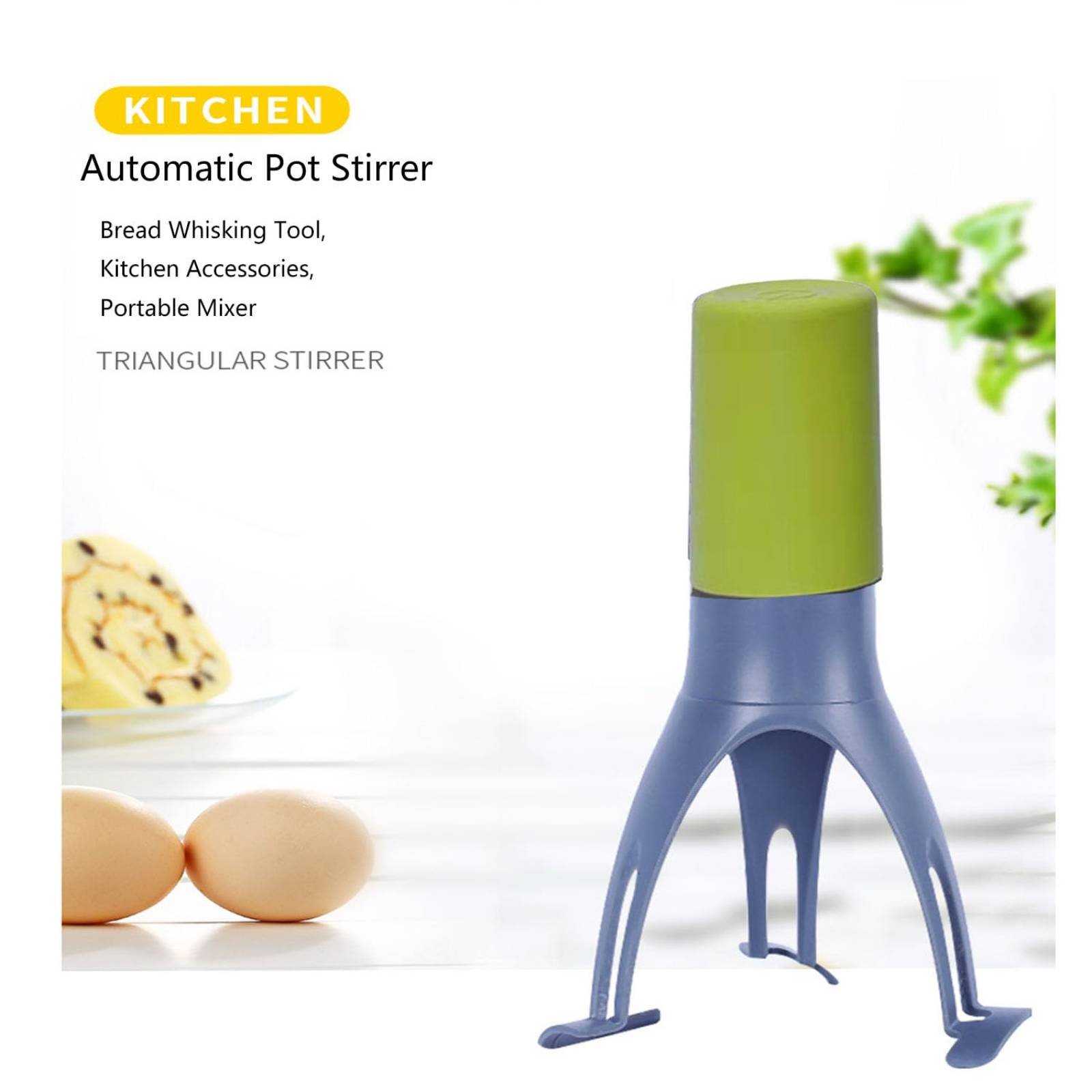 Batidor Triangular Automático  - Healthy Kitchen Gadgets reseña y precio