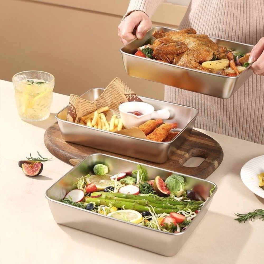 Bandeja de Servicio de Acero I - Kitchen Gadgets Organizer reseña y precio