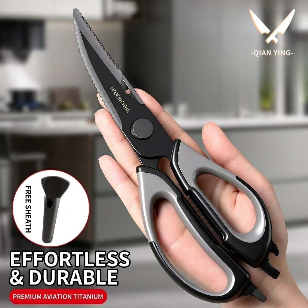 Tijeras de Cocina de Titanio p - Kitchen Gadgets Plus reseña y precio