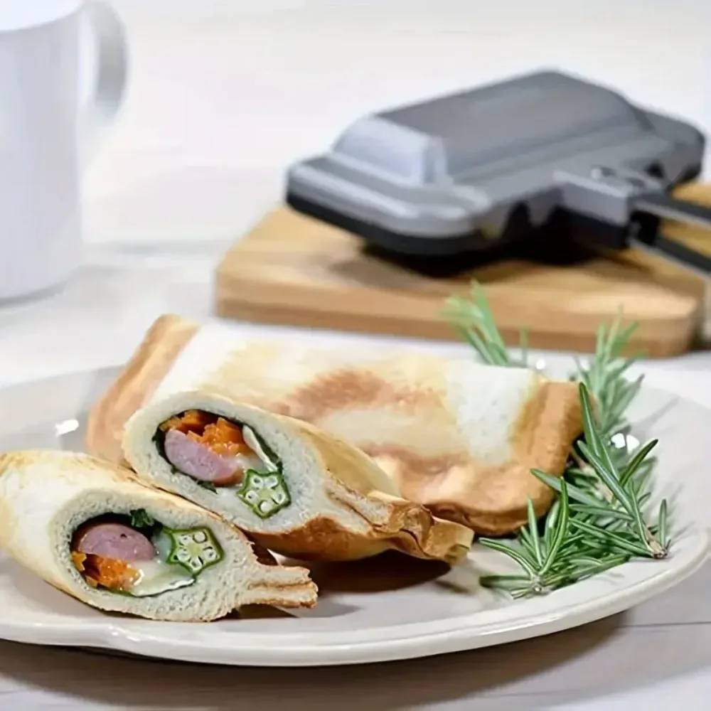 Sartén para sándwiches de dobl - Breakfast Sandwich Maker reseña y precio