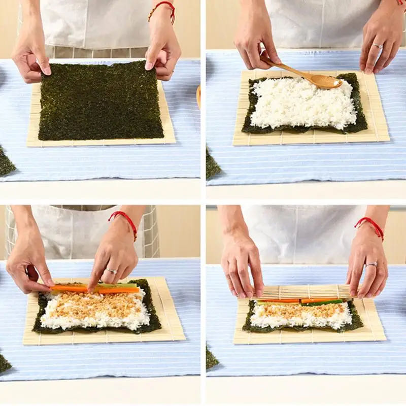 Alfombrilla enrollable de bamb - Healthy Kitchen Gadgets reseña y precio