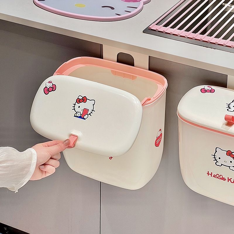 Cubo de basura colgante con ta - Kitchen Gadgets Aliexpress reseña y precio