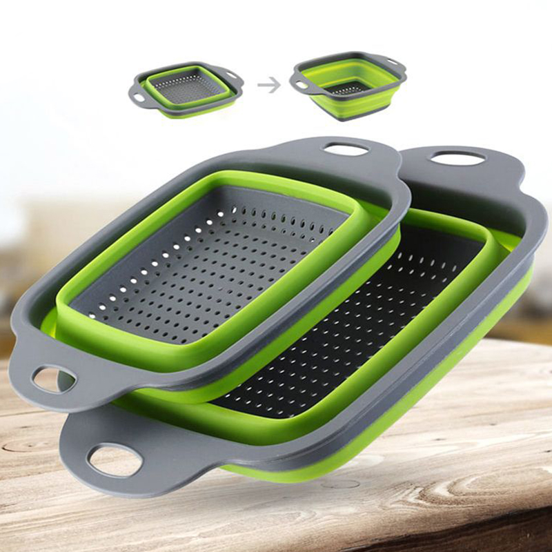 Cesta plegable para lavar verd - Kitchen Gadgets 2022 reseña y precio