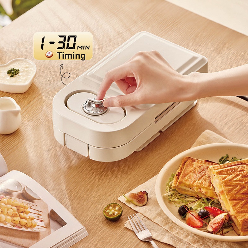 Máquina de sándwiches eléctric - Breakfast Sandwich Maker reseña y precio