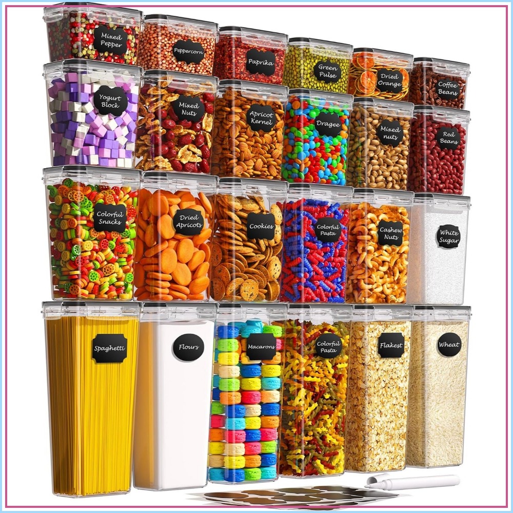 24 Recipientes Herméticos para - Food Storage Containers reseña y precio