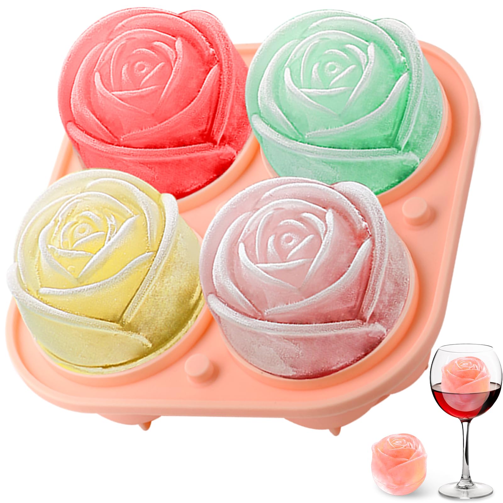 Moldes de Hielo de Silicona 3D - Kitchen Gadgets Plus reseña y precio
