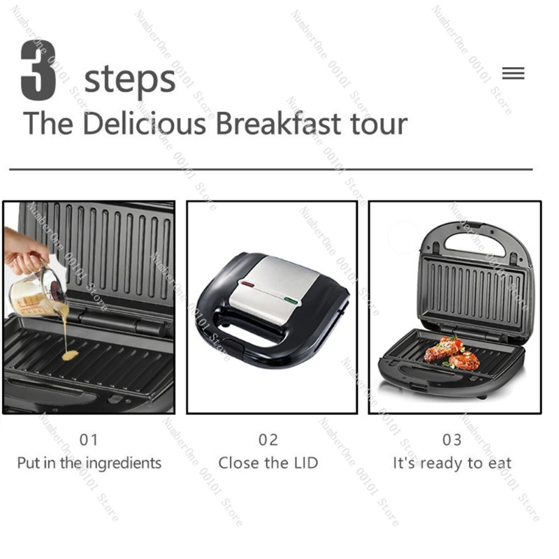 Máquina para hacer sándwiches, - Breakfast Sandwich Maker reseña y precio